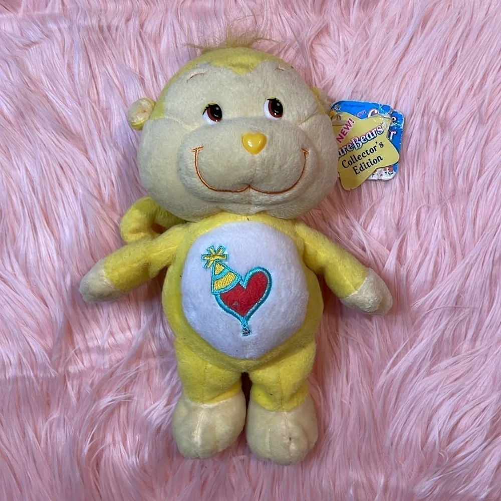 Care Bears Playful Heart Monkey Yellow Stuffed Animal Collectables